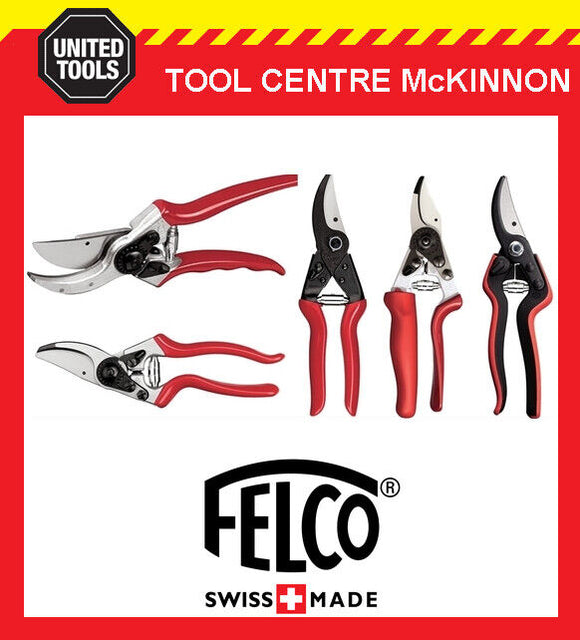 FELCO SWISS MADE ONE-HAND PROFESSIONAL PRUNING SECATEURS & ACCESSORIES