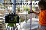 IMEX i88G H/V GREEN BEAM ROTATING LASER LEVEL WITH LRX10 DIGITAL RECEIVER