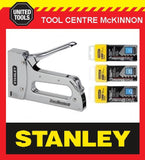 STANLEY TR110 HEAVY DUTY T-50 STAPLE GUN WITH STAPLE ASSORTMENT