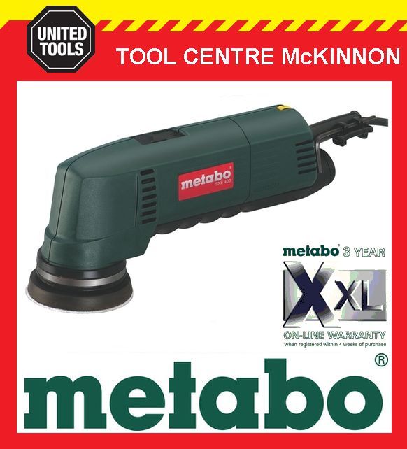 METABO SXE 400 220W 80mm VARIABLE SPEED RANDOM ORBITAL SANDER Tool Centre McKinnon