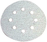 QUALITY ITALIAN MADE 125mm HOOK & LOOP 8-HOLE SANDING DISCS – SUIT BOSCH MAKITA