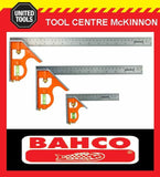 BAHCO CS150, CS300 & CS400 3pce COMBINATION SQUARE PACK – 150mm, 300mm & 400mm