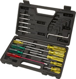 STANLEY 20pce ALL PURPOSE SCREWDRIVER AND ALLEN KEY SET IN CARRY CASE