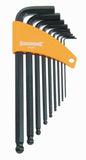 SIDCHROME SCMT29530 9pce LONG ARM BALL POINT HEX / ALLEN KEY SET – METRIC
