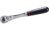 SIDCHROME SCMT12970 1/4” DRIVE REVERSIBLE 120mm RATCHET – FULLY SEALED PEAR HEAD