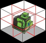 IMEX LX3DR 3-PLANE LITHIUM POWERED RED BEAM LASER LEVEL – 2 YEAR WARRANTY
