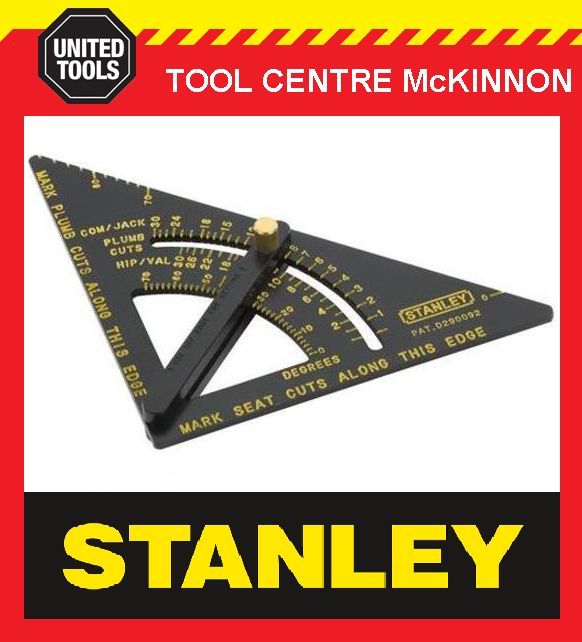 STANLEY PREMIUM ADJUSTABLE ALUMINIUM QUICK SQUARE LAYOUT TOOL