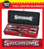 SIDCHROME SCMT13205 21pce METRIC & 3/8” DRIVE SOCKET SET