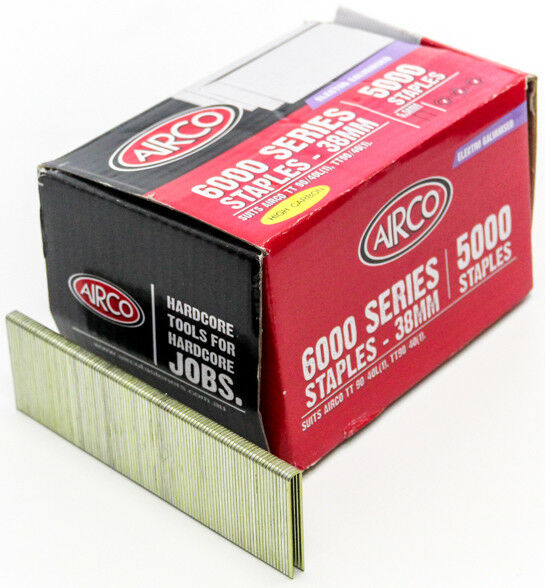 AIRCO 30mm 6000 SERIES STAPLES BOX OF 5000 Tool Centre McKinnon