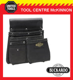 BUCKAROO LEATHER NAIL BAG - NBS1B 3-POCKET AUSTRALIAN MADE FIRST GRADE LEATHER