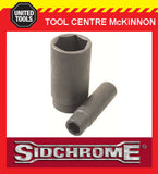 SIDCHROME 1/2” DRIVE METRIC 17mm 6pt DEEP IMPACT SOCKET