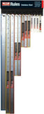FAMOUS TOLEDO METRIC & A/F JAPANESE MADE STAINLESS STEEL RULES - 150mm - 1000mm