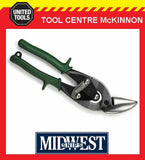MIDWEST OFFSET RIGHT CUT AVIATION TIN SNIPS – MADE IN USA