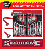 SIDCHROME METRIC & A/F STANDARD, 440 SERIES, GEARED, FLARE & LARGE SPANNER SETS