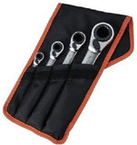 BAHCO S4RM/4T 4pce REVERSIBLE 8–27mm RATCHET RING SPANNER SET – 16 SIZES!