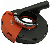 HERZO 5” 125mm DUST EXTRACTION SHROUD FOR ANGLE GRINDER – SUIT MAKITA, BOSCH ETC