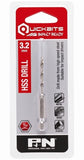 P&N BY SUTTON 3.2mm (1/8") QUICKBIT HSS IMPACT 1/4” HEX SHANK DRILL BIT