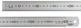 FAMOUS TOLEDO 600M 600mm STAINLESS STEEL SINGLE SIDED METRIC RULE