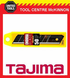 50 x TAJIMA ENDURA 18mm SNAP OFF UTILITY KNIFE BLADES – LCB50-50