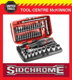 SIDCHROME SCMT12120 38pce METRIC 1/4” NANO SOCKET & SCREWDRIVER TOOL SET