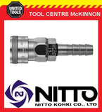 GENUINE NITTO FEMALE COUPLING AIR FITTING WITH 3/8” AIR HOSE BARB (30SH) – JAPAN
