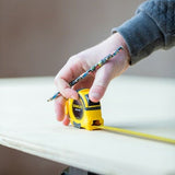 STANLEY MAX 8m BI-MATERIAL DOUBLE-SIDED MAGNETIC TAPE MEASURE WITH CARABINEER