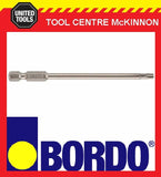 BORDO TR25 X 100mm SECURITY TORX POWER INSERT SCREWDRIVER BIT