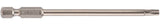 3 x BORDO TR20 X 100mm SECURITY TORX POWER INSERT SCREWDRIVER BIT