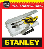 STANLEY DYNAGRIP 3pce CHISEL SET (12, 18 & 25mm) IN CARRY CASE – MADE IN ENGLAND
