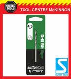 SUTTON VIPER 4.5mm HSS METRIC JOBBER DRILL BIT – WOOD, METAL & PLASTIC