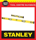 STANLEY FATMAX BOX 2ft / 600mm & 4ft / 1200mm 3-VIAL SPIRIT LEVEL TWIN PACK