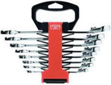 BAHCO 1RZ/SH8 8pce A/F RATCHET COMBINATION GEAR RING & OPEN END SPANNER SET