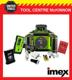 IMEX i66R HORIZONTAL RED BEAM ROTATING LASER LEVEL WITH LRX6 DIGITAL RECEIVER