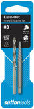 SUTTON #1 EASY-OUT SCREW EXTRACTOR WITH DRILL BIT – SUIT M4 – M5 SCREW / BOLT