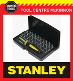 STANLEY 31pce TAMPERPROOF BIT SET – TORX, SQUARE, HEX, TRI-WING, TRI-LOBULAR ETC