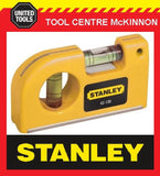 STANLEY 2-VIAL MAGNETIC POCKET SPIRIT LEVEL WIH BELT CLIP