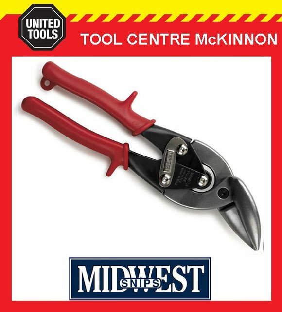 MIDWEST OFFSET LEFT CUT AVIATION TIN SNIPS – MADE IN USA
