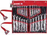 SIDCHROME SCMT22104 24pce RING & OPEN END METRIC & A/F SPANNER SET