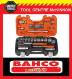 BAHCO S330 34pce METRIC 1/4” & 3/8” SOCKET SET