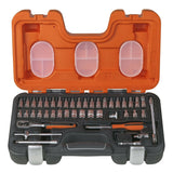 BAHCO S460 46pce METRIC 1/4” SOCKET AND MECHANICAL DRIVE SET