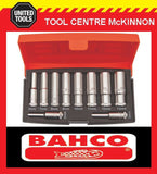 BAHCO S0810L 10pce METRIC 1/4” DRIVE DEEP SOCKET SET