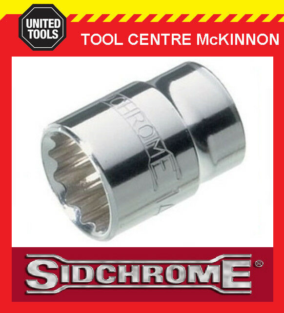 SIDCHROME SOCKETS 3/8” DRIVE A/F TORQUEPLUS STANDARD ALL SIZES AVA