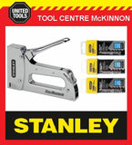 STANLEY TR110 HEAVY DUTY T-50 STAPLE GUN WITH STAPLE ASSORTMENT