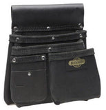 BUCKAROO LEATHER NAIL BAG - NBS1B 3-POCKET AUSTRALIAN MADE FIRST GRADE LEATHER