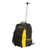STANLEY FATMAX 1-79-215 TOOL BACK PACK BAG / ORGANISER ON WHEELS WITH HANDLE