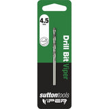 SUTTON VIPER 4.5mm HSS METRIC JOBBER DRILL BIT – WOOD, METAL & PLASTIC
