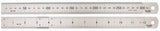 FAMOUS TOLEDO 150B/6 STAINLESS STEEL DOUBLE SIDED METRIC & IMPERIAL RULE