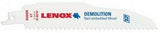 5 x LENOX 6” 6066R DEMOLITION NAIL EMBEDDED WOOD RECIPROCATING / SABRE SAW BLADE