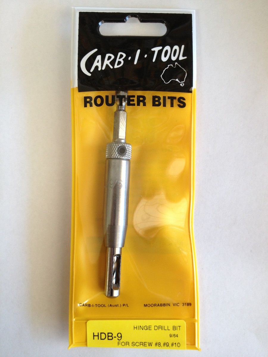 CARB I TOOL HDB 9 SELF CENTREING 9 64 HINGE DRILL BIT FOR 8 9 1 carb-i-tool-hdb-9-self-centreing-9-64-hinge-drill-bit-for-8-9-1