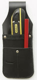 BUCKAROO TMSKP AUSTRALIAN MADE LEATHER STANLEY KNIFE, PENCIL & PUNCH POUCH